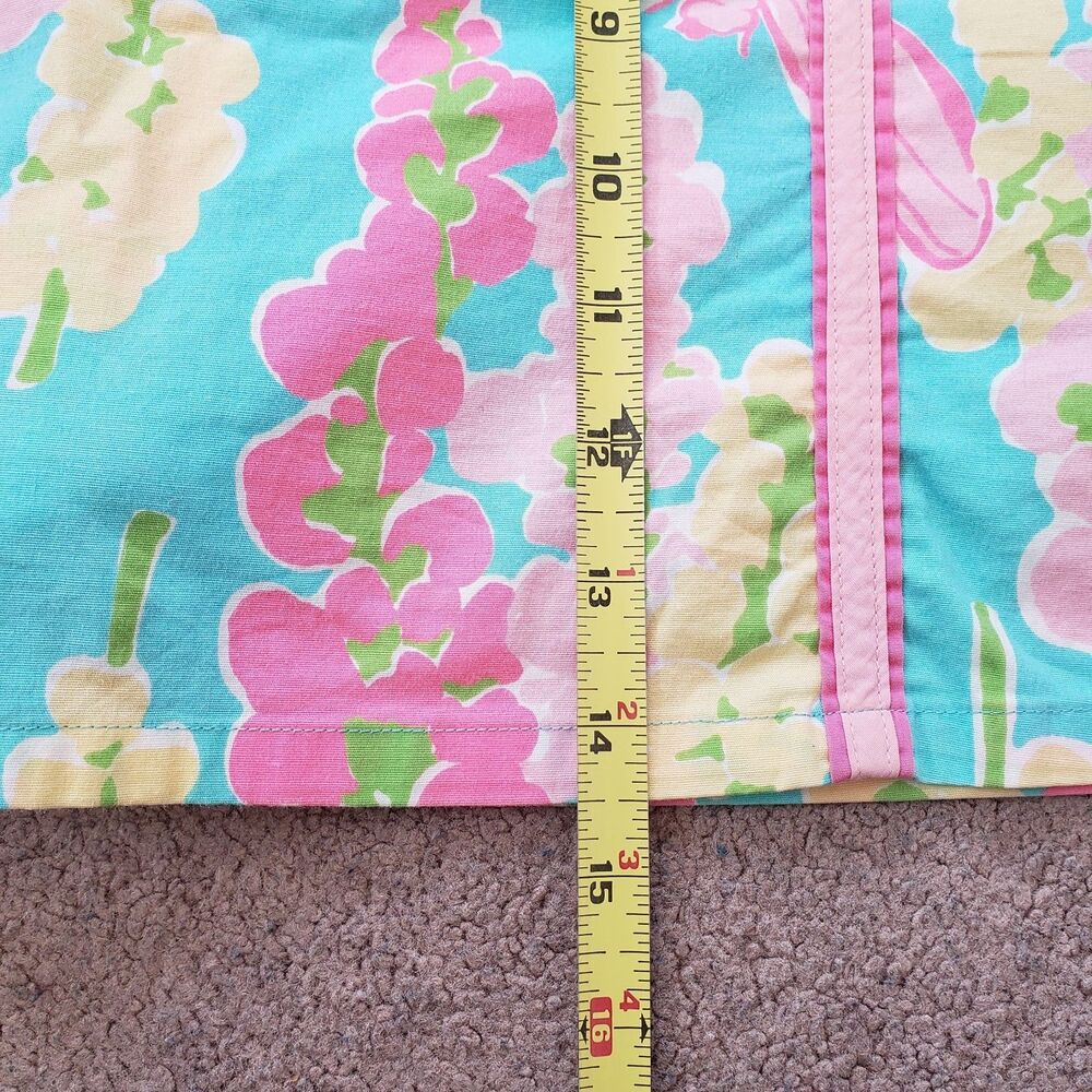 Vintage Lilly Pulitzer Dragonfly Floral Print Mini Short Skirt String Bow Size 6 - Picture 7 of 7